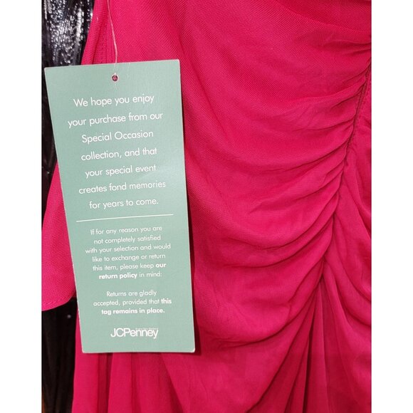 Womens DJ-Jaz One-Shoulder Gown With Embellished Strap Size 6 - Picture 4 of 6